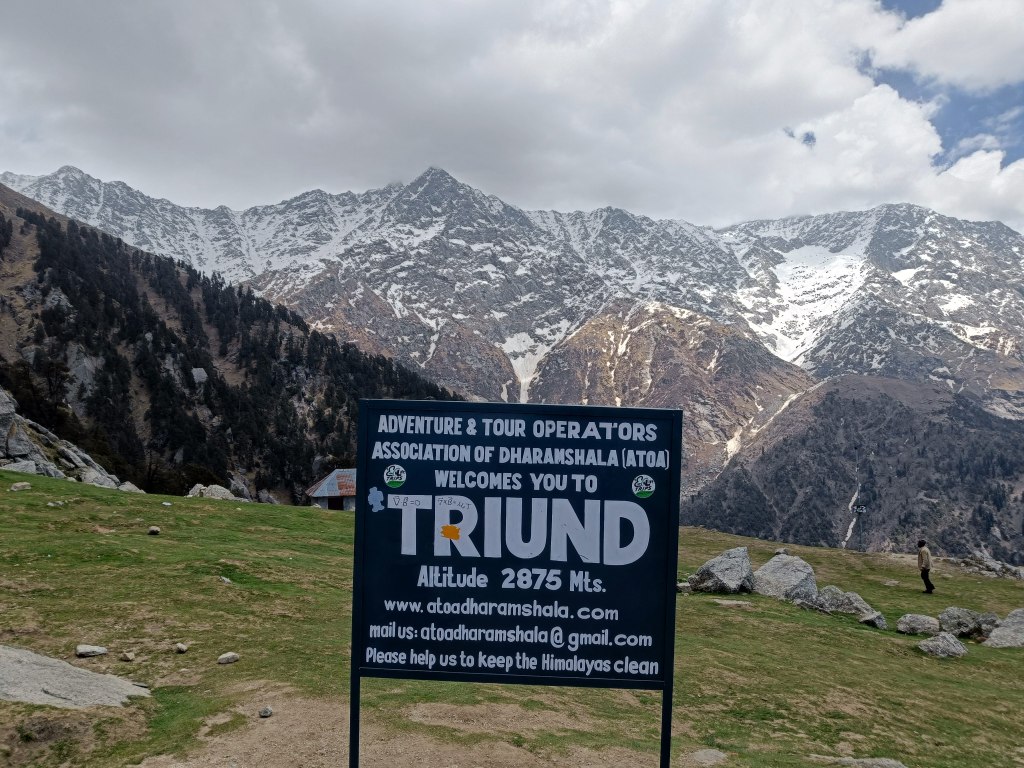 At the summit - Triund Top
